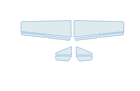 Sail set for RANS S14 drawing CAD